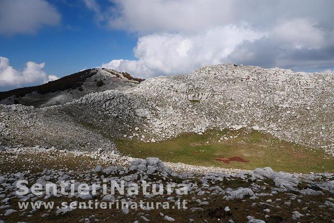 05-Il caratteristico paesaggio sommitale del monte Cervati