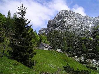 Casera Crostis in val Alba (Gruppo del Zuc dal Bor)