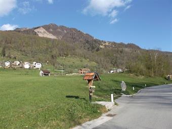 Planica (1376 m), Kopsko (1394 m) e Plece (1298 m) da Dreznica