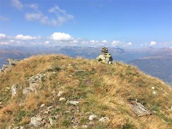 Una breve risalita su terreno in gran parte erboso porta all'ometto dell'Hollbruckeregg (2573), raramente raggiunto dagli escursionisti.