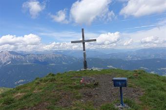 La croce di vetta dell'Hochwipfel