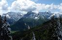 08-I monti di Fusine dalla vetta del monte Forno