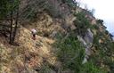 16-Il traverso sul ripidissimo versante occidentale del monte Taront