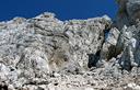 14-La parete rocciosa dove sale la scala Pipan