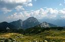 24-Scinauz e monte Cerchio dalla vetta del monte Corona