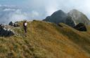 21-Il crinale erboso poco prima della vetta del monte Tinisa