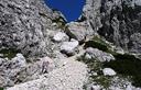 14-Ghiaie instabili nel primo tratto della salita al monte Sernio