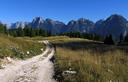 01-Le cime di confine con la Slovenia da malga Grantagar