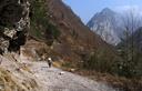 17-Parete rocciosa aggettante lungo la strada della val Feron