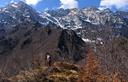 18-In discesa lungo il crinale del monte Medol