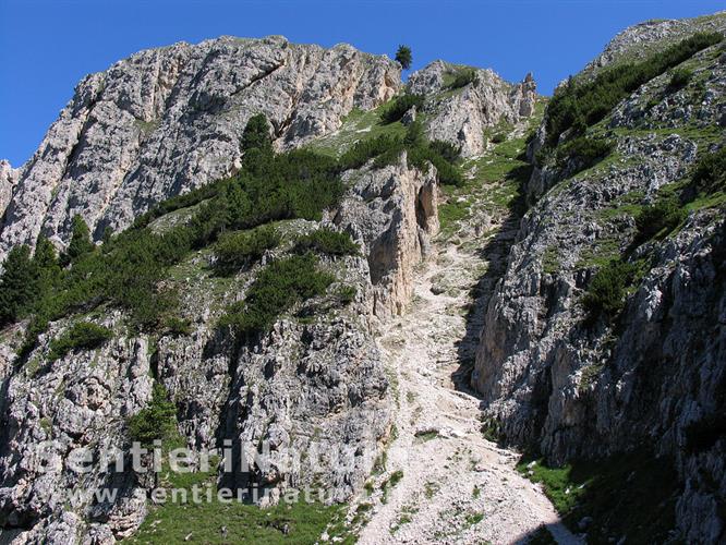 02-Il sentiero di risalita a forcella Salares