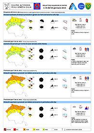 Pagina bollettino valanghe